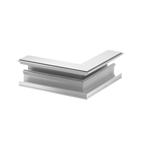 GAD AEL 6115789 OBO BETTERMANN canto exterior, design duto sem cobertura, alumínio anodizado, Alu