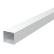 LKM80080RW 6248694 OBO BETTERMANN Cable trunking with floor knock-outs, 80x80x2000, Pure white, 9010, Strip ..