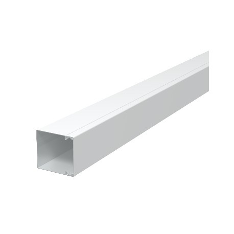 LKM80080RW 6248694 OBO BETTERMANN Cable trunking with floor knock-outs, 80x80x2000, Pure white, 9010, Strip ..