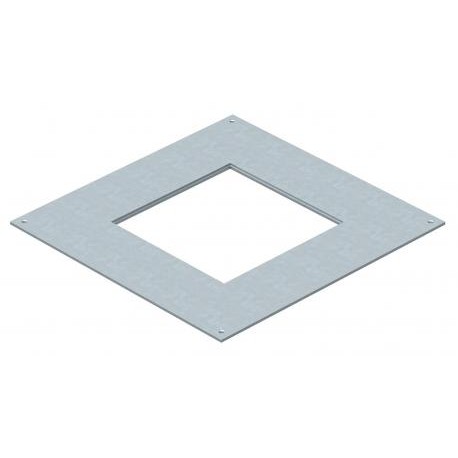 DUG 250-3 4 7400459 OBO BETTERMANN tampa de montagem, 250-2 / 3 para GES4, 282x282x4, banda galvanizado, DIN..