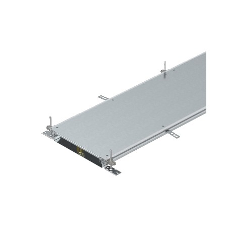 OKA-W3006050 7424422 OBO BETTERMANN Flushfloor trunking unit blank, 2400x300x60, Strip-galvanised, DIN EN 10..