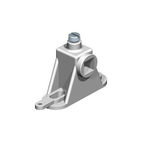 1801 SCH 5015715 OBO BETTERMANN Mount cornice per sbarre Equip., Grigio, polistirolo, PS