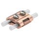 260 8-10 MS 5315654 OBO BETTERMANN connettore parallelo, 8 / 8mm, placcatura in rame, ottone, CuZn