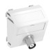MTS-BC F RW1 6105030 OBO BETTERMANN Toma multimedia, video BNC MTS-BC F RW1, 1x enganche, toma-toma 45x45mm ..