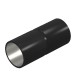 SV25W SW 2046584 OBO BETTERMANN Plug-in steel sleeve , Ø25mm, Black, Painted, Steel, St