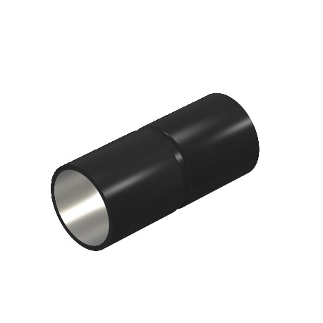SV16W SW 2046582 OBO BETTERMANN Plug-in-Stahlhülse, Ø16mm, Schwarz, Gemalt, Stahl, St