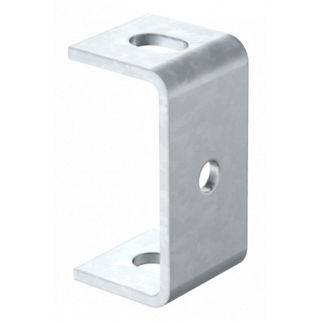 DB FT 6356109 OBO BETTERMANN Soporte a techo, c/perforación lateral 10,5 mm, 80x40, galvanizado en caliente ..