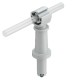 133 NB 5202213 OBO BETTERMANN soutien tagduc. Toit, 47mm, gris, Polyamide, PA