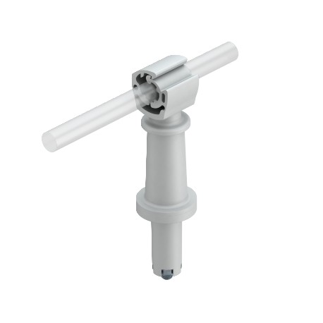 133 NB 5202213 OBO BETTERMANN Soporte para conduc. en tejado, 47mm, gris, Poliamida, PA