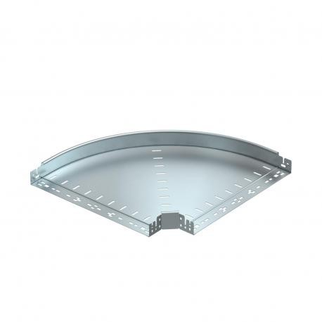 RBM 90 650 FS 6041140 OBO BETTERMANN Curva de 90°, con conexión rápida, 60x500, galvanizado en banda, DIN EN..
