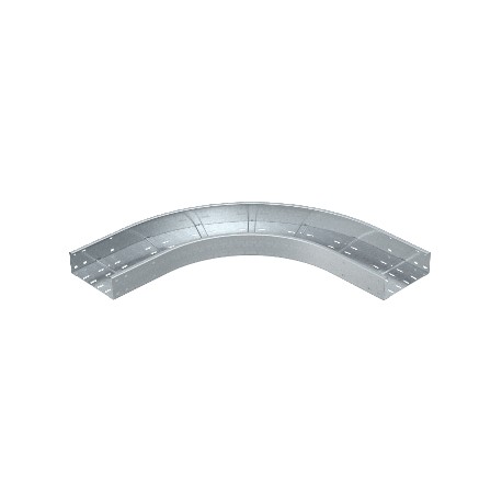 WRB 90 120 FT 6098344 OBO BETTERMANN 90° bend for wide span cable tray 110, 110x200, Hot-dip galvanised, DIN..