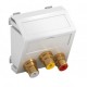 MTS-12R F RW1 6105198 OBO BETTERMANN Prendere multimediali audio / video, 3x intoppo, prendere-take, 45x45mm..
