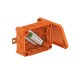 T 100 ED 4-10 AD 7205583 OBO BETTERMANN Junction box for function maintenance, 150x116x67, Pastel orange, 20..