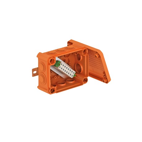 T 100 ED 4-10 AD 7205583 OBO BETTERMANN caixa de junção para manutenção de funções, 150x116x67, laranja, 200..