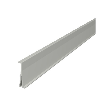 2371 60 6023118 OBO BETTERMANN parede divisória, 60x2000mm, cinza claro, RAL 7035, cloreto de polivinilo, PVC