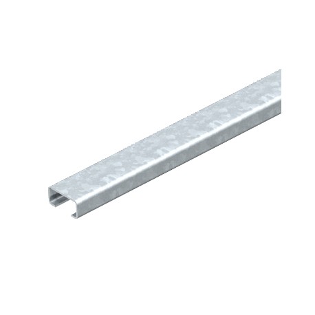 C30 2M FS 1110004 OBO BETTERMANN Profil rails non perforé, largeur de fente 16 mm, 2000x30x15, Strip-zingué ..