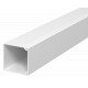 WDK25025RW 6191053 OBO BETTERMANN mur de Canal et le plafond, avec le forage à la base, 25x25x2000, blanc pu..