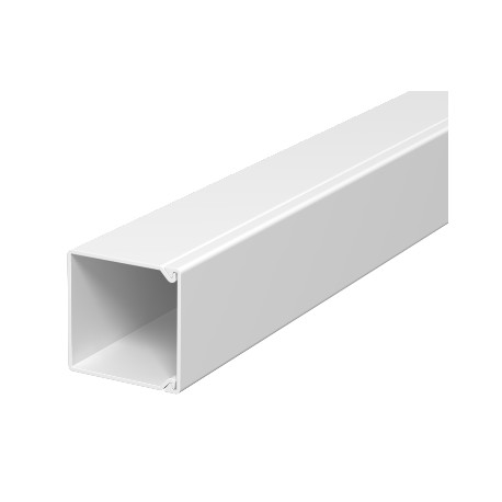 WDK25025RW 6191053 OBO BETTERMANN mur de Canal et le plafond, avec le forage à la base, 25x25x2000, blanc pu..