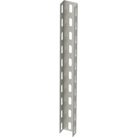 US 3 600 VA4301 6342468 OBO BETTERMANN U support 3-sided perforated, 50x30x6000, Stained, Stainless steel, g..