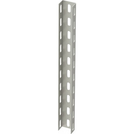 US 3 200 VA4301 6342466 OBO BETTERMANN U support 3-sided perforated, 50x30x2000, Stained, Stainless steel, g..