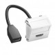 MTS-HD F RW1 6104838 OBO BETTERMANN Prendere multimediale HDMI, con cavo di collegamento, 45x45mm, bianco pu..