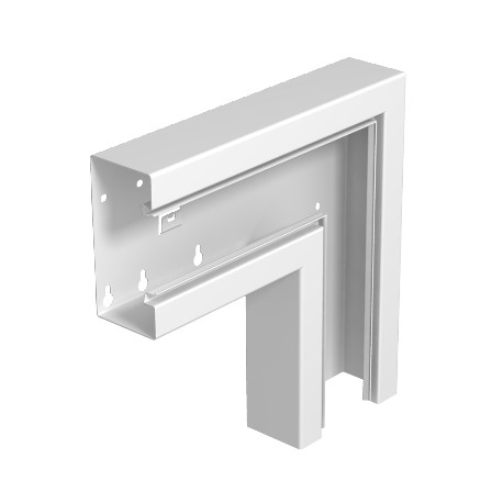 GS-DFF70170RW 6278230 OBO BETTERMANN ángulo plano caída asimétrica, 70x170mm, Blanco puro, 9010, Acero, St