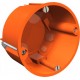 HG 60 MW 2003611 OBO BETTERMANN caixa de aparelho, parede oca 2K, Ø68mm, H47mm, laranja, polipropileno, PP