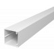 WDK60060RW 6191193 OBO BETTERMANN Wall trunking system with floor knock-outs, 60x60x2000, Pure white, 9010, ..