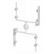 GEK-KS45-3 6116163 OBO BETTERMANN garniture Reliure pour GEK-K53160-3, 3 Compart., blanc pur, 9010, le chlor..