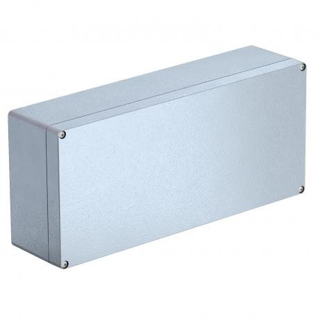 Mx 361609 SGR 2011332 OBO BETTERMANN Boîte vide en aluminium, 360x160x90, gris clair, RAL 7035, peinture éle..