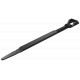 550 9X180 SW 2330229 OBO BETTERMANN fascetta, blocco semplice, 9x180mm, nero, poliammide, PA