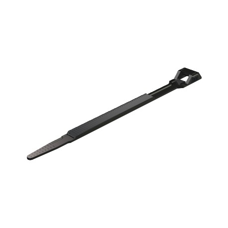 550 9X180 SW 2330229 OBO BETTERMANN pince de bande, simple serrure, 9x180mm, noir, Polyamide, PA