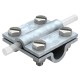 253 10X16 5312809 OBO BETTERMANN Conector en cruz, 8-10mm, galvanizado en caliente, DIN 267, Teil 10, Acero,..