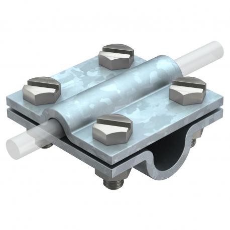 253 10X16 5312809 OBO BETTERMANN Querverbinder, 8-10mm, feuerverzinkt, DIN 267, Teil 10, Stahl, St
