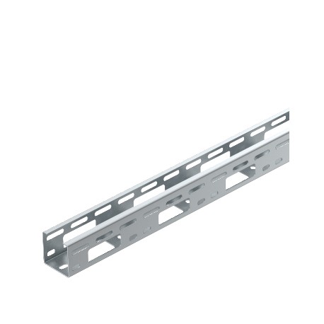 AZK 050 FS 6075096 OBO BETTERMANN AZ piccolo canale, forato, 50x50x3000, banda zincato, DIN EN 10147, Acciai..