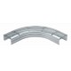 WLB 90 166 FS 6229379 OBO BETTERMANN 90° bend for wide span cable ladder 160, 160x600, Strip-galvanised, DIN..