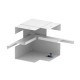 GS-AI90130RW 6277540 OBO BETTERMANN asymétrique 90x130mm simple, à l'intérieur d'angle, Pure White, 9010 Ste..