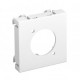 MTG-X O RW1 6105234 OBO BETTERMANN Toma multimedia, XLR, Sin conector, 45x45mm, blanco puro, 9010, Policarbo..