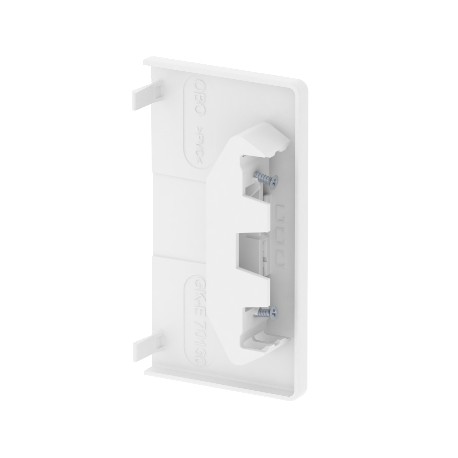 GK-E70130RW 6274570 OBO BETTERMANN Endstück 70x130mm, reines Weiß, 9010, Polyvinylchlorid, PVC