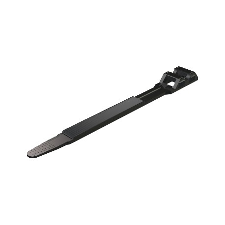 550 9X760 SW 2330342 OBO BETTERMANN pince de bande, double verrouillage, 9x760mm, noir, Polyamide, PA