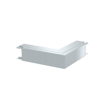 LKM A40040RW 6249086 OBO BETTERMANN angle extérieur, avec couvercle, 40x40mm, blanc pur, 9010, bande galvani..