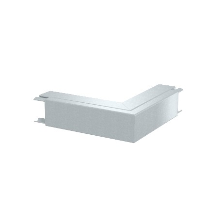 LKM A40040RW 6249086 OBO BETTERMANN External corner with cover, 40x40mm, Pure white, 9010, Strip galvanised/..