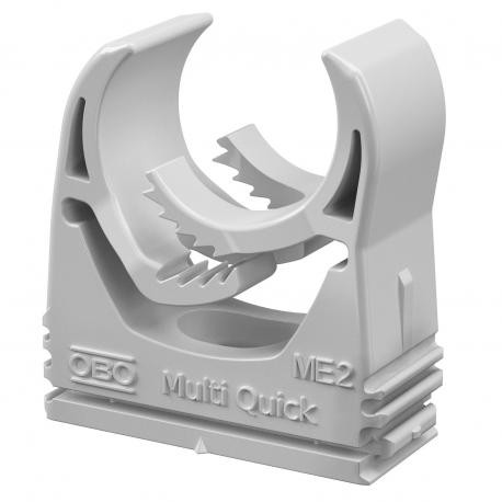 M-Quick M25 LGR 2153726 OBO BETTERMANN clip di Multi-Quick, 20-25mm, grigio chiaro, RAL 7035, poliammide, PA
