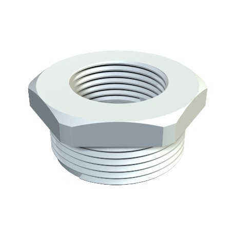 107 R M50-40 PA 2030664 OBO BETTERMANN Riduzione, M50-M40, grigio chiaro, RAL 7035, poliammide, PA
