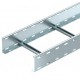 LG 114 VS 3 FS 6216410 OBO BETTERMANN scaletta vassoio con VS suonata, 110x400x3000, banda zincato, DIN EN 1..