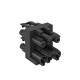 VB-3 GST18i3p 6108080 OBO BETTERMANN bloc de distribution, 3 pôles, 1 entrée / 3 sorties 3 pôles, Noir,