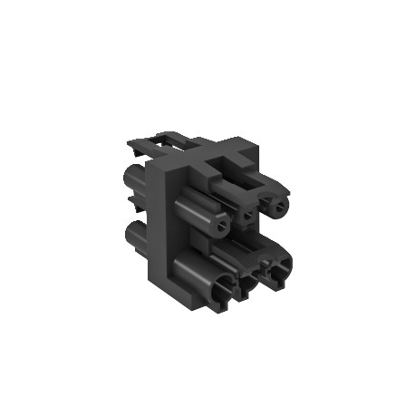VB-3 GST18i3p 6108080 OBO BETTERMANN bloc de distribution, 3 pôles, 1 entrée / 3 sorties 3 pôles, Noir,