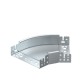 RBM 45 620 FS 6041044 OBO BETTERMANN 45 ° curva, con connessione veloce, 60x200, banda zincato, DIN EN 10147..