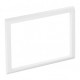 WG-UBR3 RW 6109936 OBO BETTERMANN Oberflächen Abdeckrahmen, dreifach, reinweiß, 9010, Polycarbonat, PC