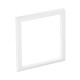 WG-UBR2 RW 6109934 OBO BETTERMANN Surface cover frame, double, Pure white, 9010, Polycarbonate, PC